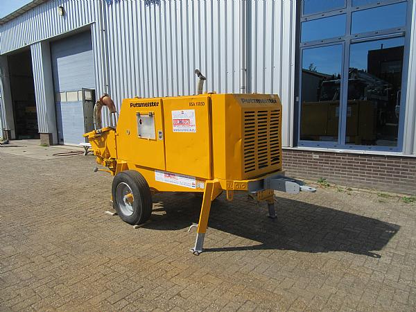 2014 PUTZMEISTER BSA 1005 DC- concrete pump.