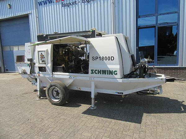 2019 SCHWING SP1800 D  Final, STAGE V, Concrete pump