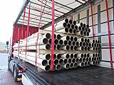 New Steel concrete delivery pipeline DN 100&DN125